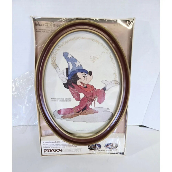 Paragon Needlecraft Other - Vintage The Art of Disney Mickey Mouse Walt Disney Fantasia Cross Stitch Kit New